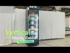 Armoire d'affichage entièrement en verre